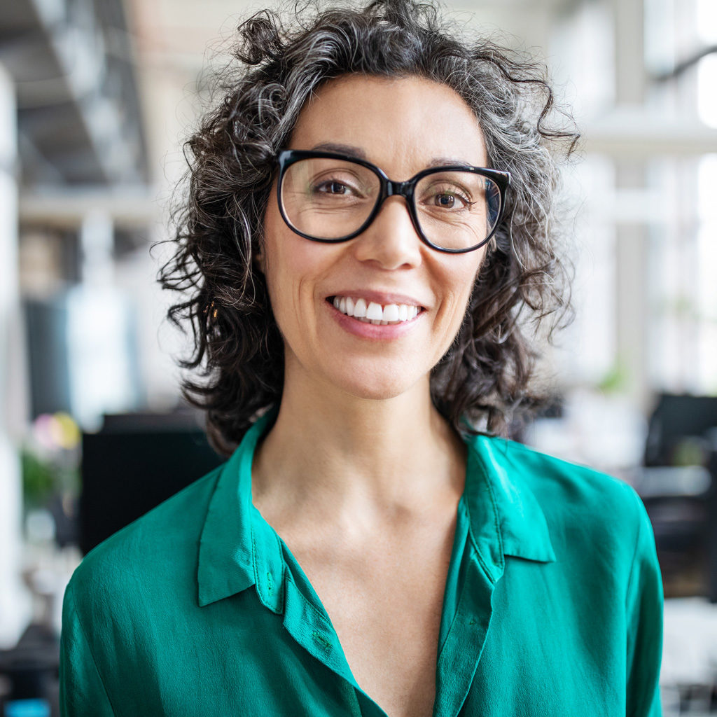 Real Estate Women Agent Smiling