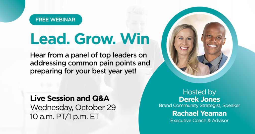 Free Webinar: Lead. Grow. Win. | Hear from a panel of top leaders on addressing pain points and preparing for your best year yet! | Buffini & Company